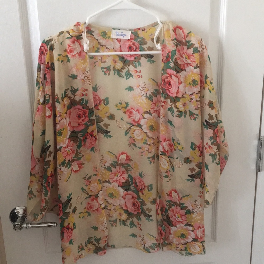 Floral kimono